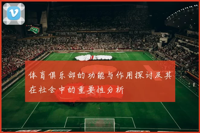 体育俱乐部的功能与作用探讨及其在社会中的重要性分析